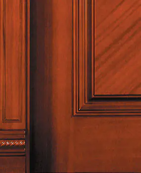 Antiquity Design Red Oak Exterior Wood Door